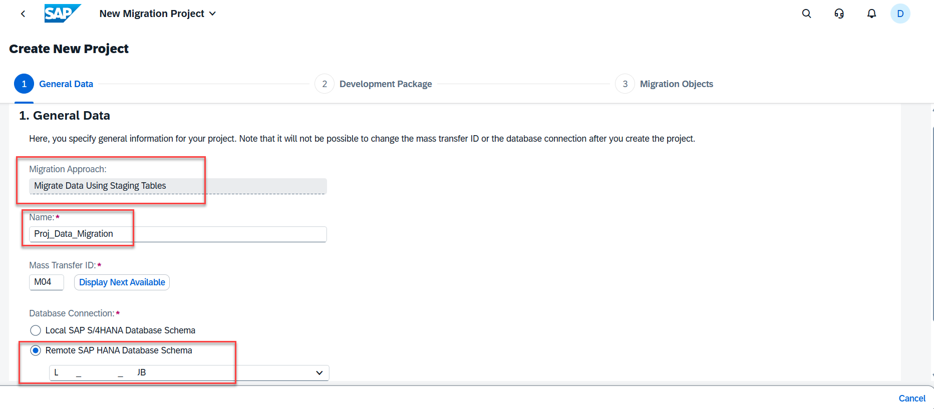 Create prject